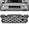 Black & Silver Facelift Upgrade Front Grille To Fit Range Rover Sport 14-17 - Image 2