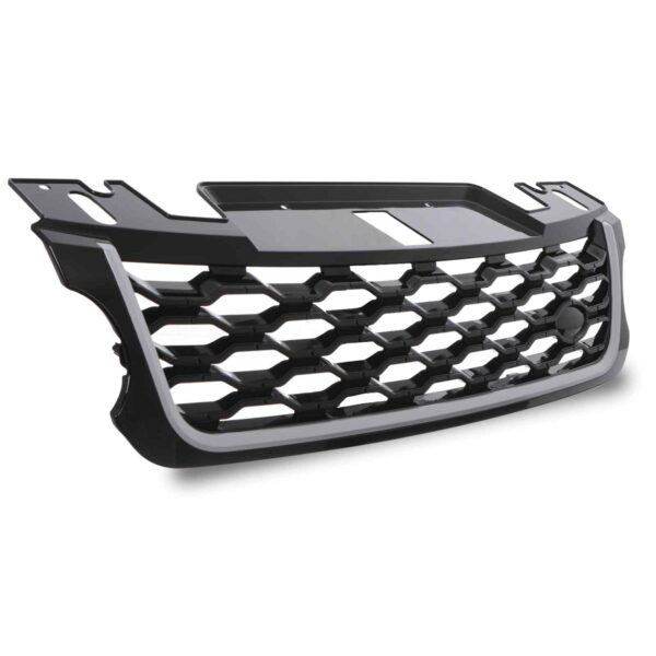 Black & Silver Facelift Upgrade Front Grille To Fit Range Rover Sport 14-17 - Image 4