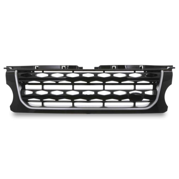 Black & Silver Grille To Fit Land Rover Discovery 4 Facelift 14-17