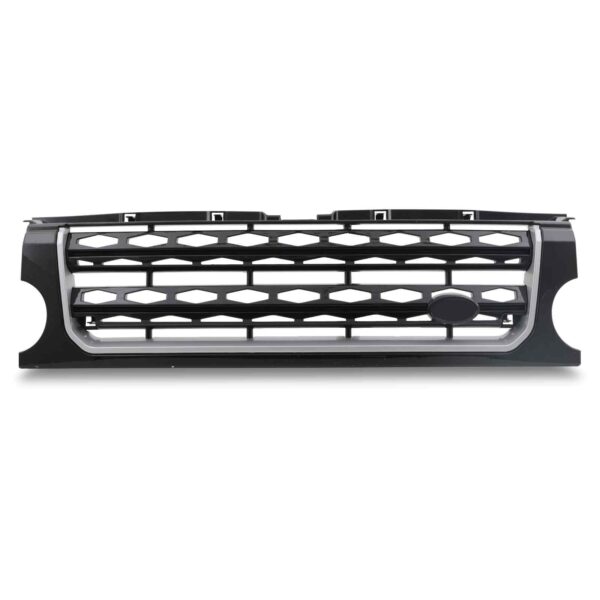 Black & Silver Discovery 4 Style Grille To Fit Land Rover Discovery 3 04-09