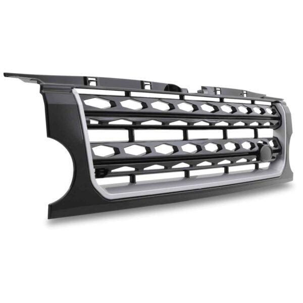 Black & Silver Discovery 4 Style Grille To Fit Land Rover Discovery 3 04-09 - Image 5