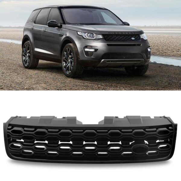 Front Black Stealth Look Grille To Fit Land Rover Discovery Sport L550 19+ - Image 2