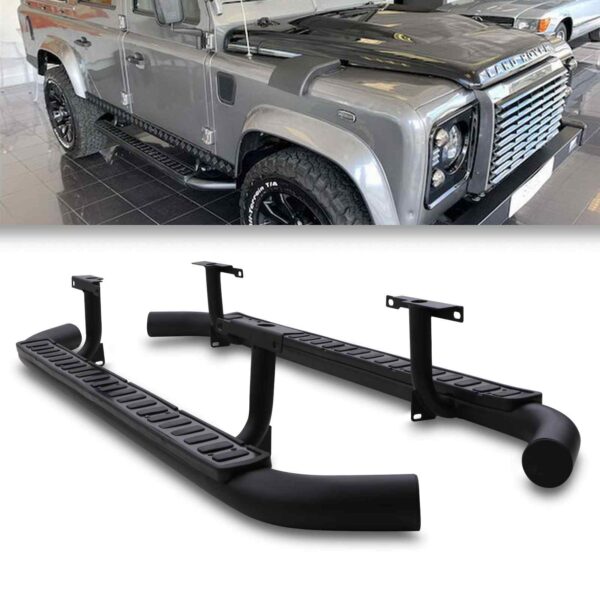 Land Rover Defender 110 83-16 Oem Fit Side Step Boards - Image 2