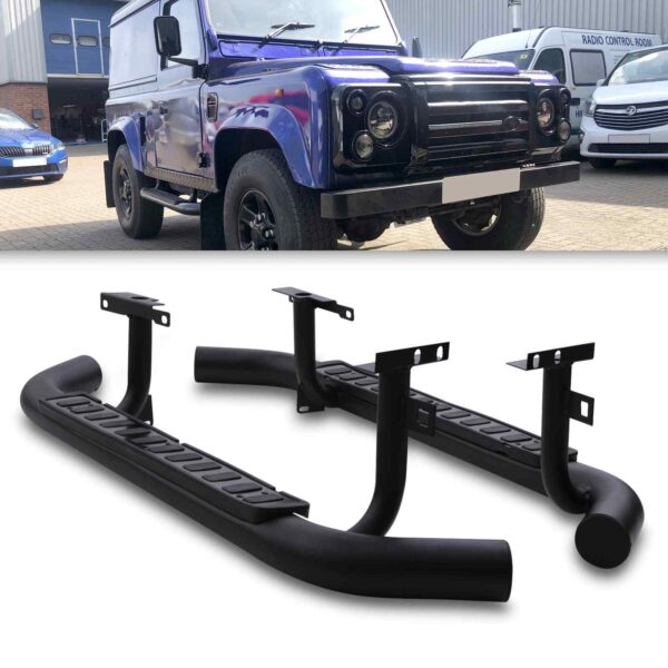 Land Rover Defender 90 10-16 Oem Fit Side Steps - Image 2