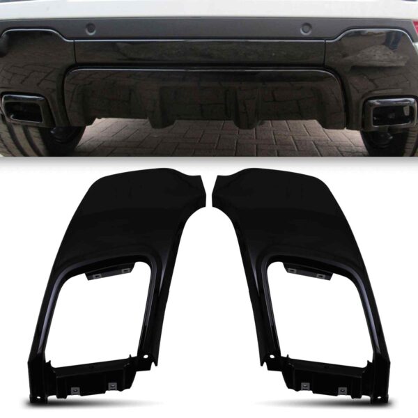 Black Exhaust Rear Bumper Surrounds To Fit Range Rover Evoque L538 10-17 - Image 9