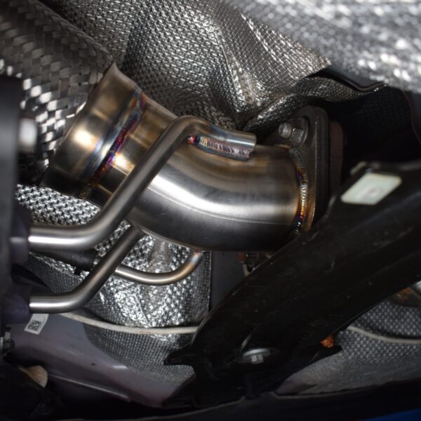 Ford Focus MK4 ST 2.3 Ecoboost 2019+ 3.5" Exhaust 200 Cell Sports Cat Downpipe - Image 6