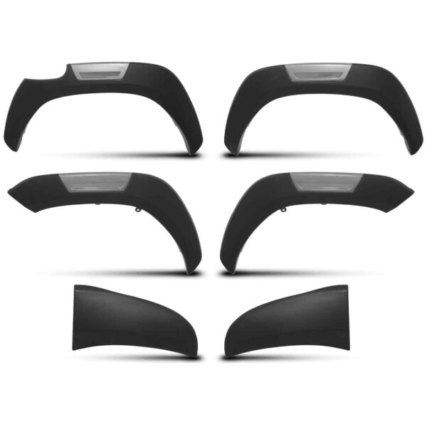 Toyota Hilux Revo 21+ Black Gr Style Fender Flare Set - Image 9