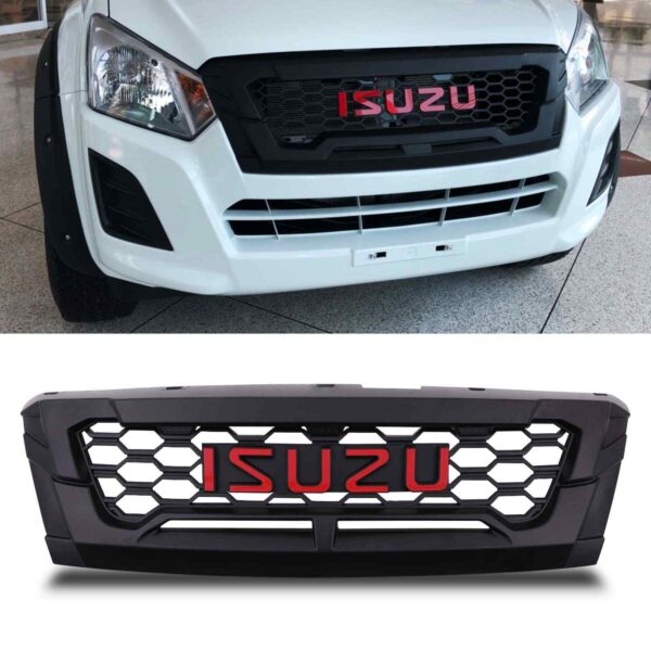 Isuzu D-Max 17-20 Black Grille With Led'S - Image 2