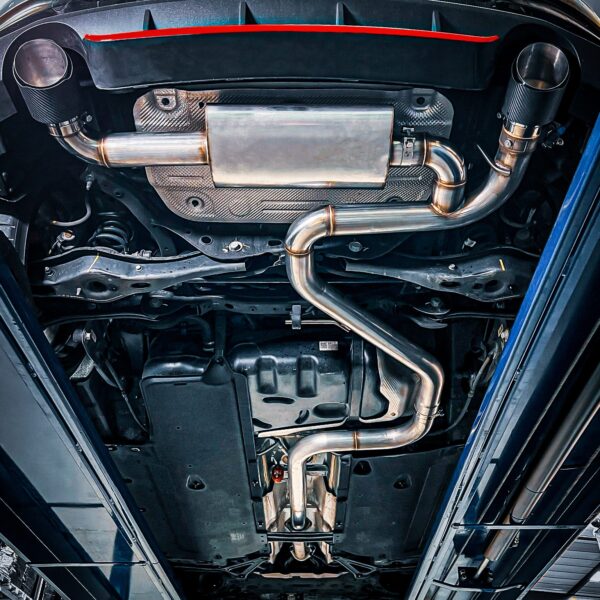 Hyundai i30N 2019+ GPF Back Valved Carbon Exhaust System - Image 2
