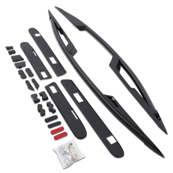 Honda CR-V MK3 07-11 Full Length Black Roof Rails - Image 3