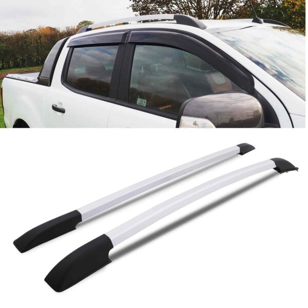 Ford Ranger 2012+ Silver Roof Rails - Image 2