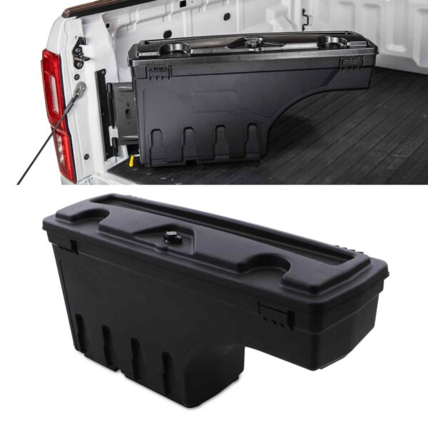 Isuzu D Max 15-20 Flat Bed Lockable Storage Swing Box - Image 2