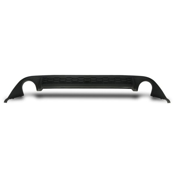 Dual Tip Exhaust Spoiler Back Bumper Diffuser - VW Golf 13+