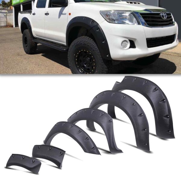 Toyota Hilux Vigo 05-12 Wide Body Arch Fender Flare Kit - Image 2