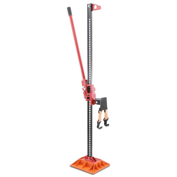 60" 3000Kg High Lift Off-Road Ratchet Farm Jack With Hook Straps And Base Plate