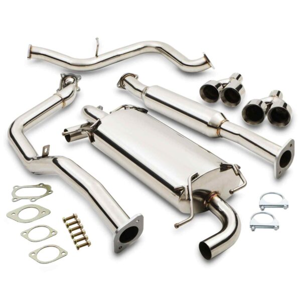 2.75" Turbo Back Exhaust System - Subaru Impreza Shark Eye Hatchback GRB WRX STI 08-14 - Image 3