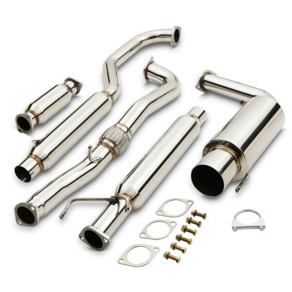 2.75"-3" Turbo Back Exhaust System - Mitsubishi Lancer Evo 4 / 5 / 6 96-01 - Image 2
