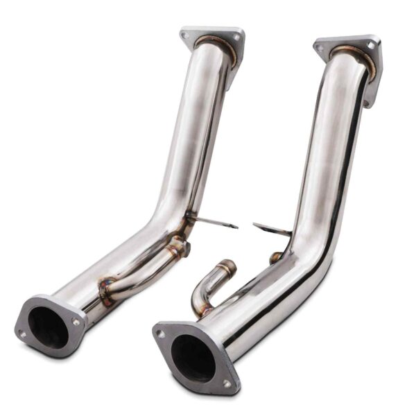 2.5" Exhaust Decat Pipes - Nissan 370Z 3.7 Z34 09+