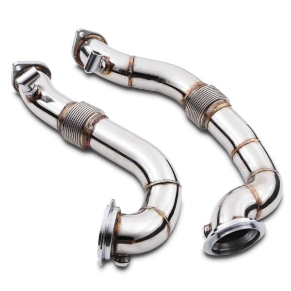 2.5" Exhaust Decat Downpipes - BMW 1 / 3 Series E82 / E87 / E88 / E90 / E91 / E92 / E93 N54 3.0 05-13