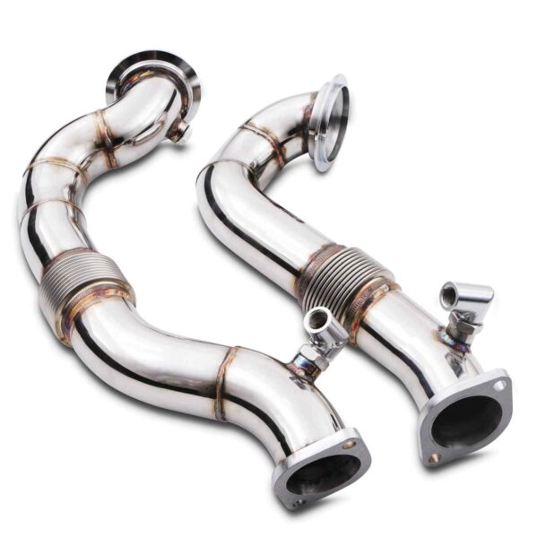 2.5" Exhaust Decat Downpipes - BMW 1 / 3 Series E82 / E87 / E88 / E90 / E91 / E92 / E93 N54 3.0 05-13 - Image 3