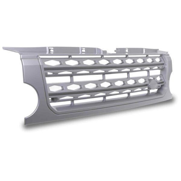 Silver Discovery 4 Style Grille To Fit Land Rover Discovery 3 04-09 - Image 3