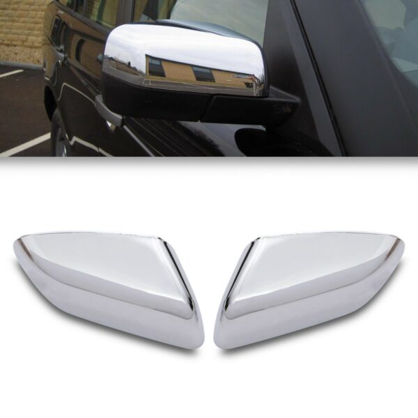 Range Rover Vogue L322 10-12 2 X Chrome Wing Side Mirror Covers - Image 8