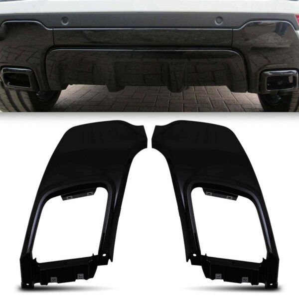 Black Exhaust Rear Bumper Surrounds To Fit Range Rover Evoque L538 10-17 - Image 10