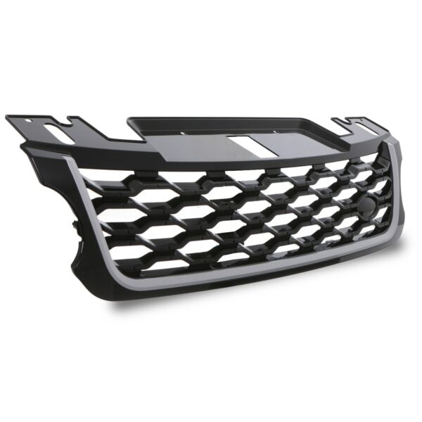 Black & Silver Facelift Upgrade Front Grille To Fit Range Rover Sport 14-17 - Image 11