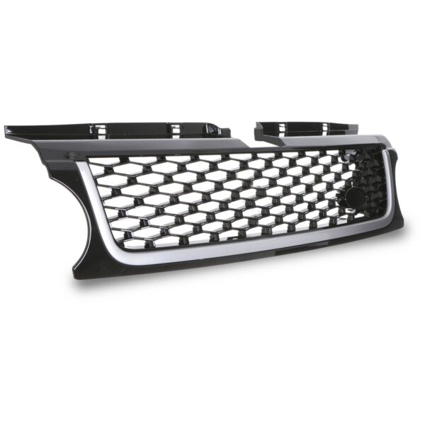 Black & Silver Autobiography Style Grille To Fit Range Rover Sport 10-13 - Image 11