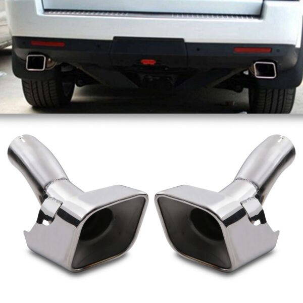 Diesel Exhaust Tail Pipe Trims To Fit Range Rover Sport L320 10-13 - Image 10