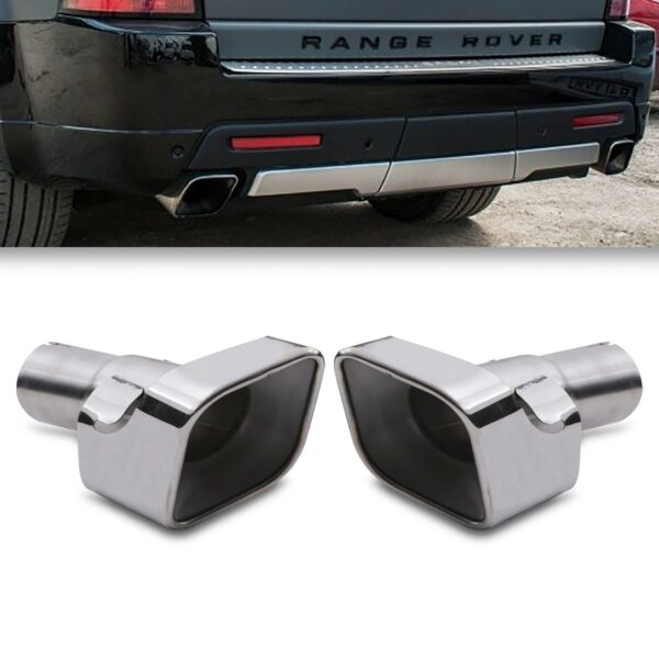 Exhaust Tail Pipe Trims To Fit Range Rover Sport Petrol L320 10-13 - Image 9