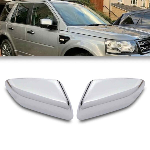 Chrome Mirror Covers To Fit Land Rover Freelander 2 06-09 / Discovery 3 04-09 - Image 10