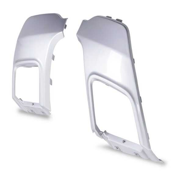 Silver Exhaust Rear Bumper Trims To Fit Range Rover Evoque L538 10-17 - Image 5