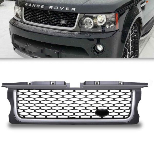 Grey Autobiography Style Grille To Fit Range Rover Sport L320 05-09 - Image 10