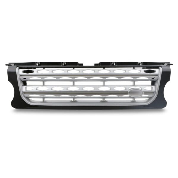 Black And Silver Grille To Fit Land Rover Discovery 4 Facelift 15-17