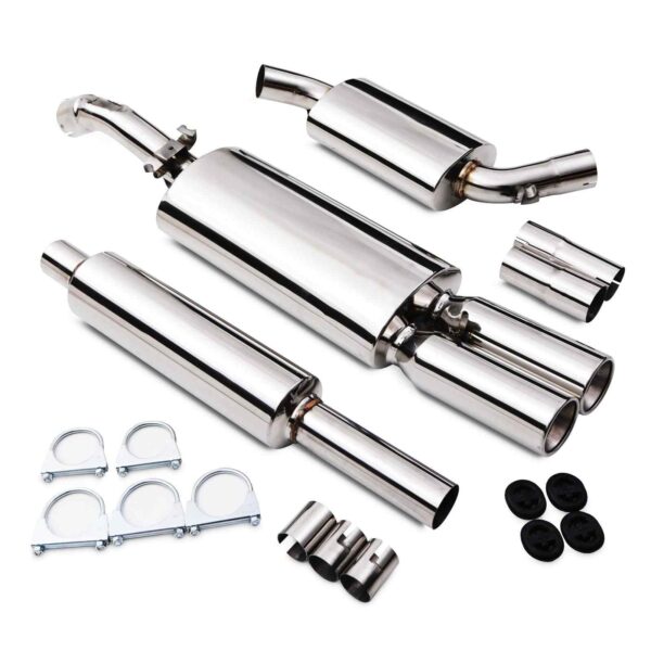 Catback Exhaust System - Volkswagen Golf MK2 All Models 83-92 - Image 2