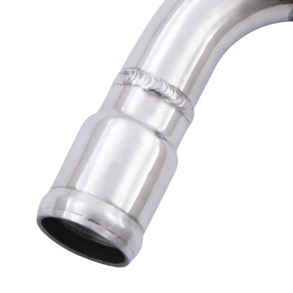 Aluminium Front Turbo Muffler Delete Hard Pipe Hose Ford Fiesta MK7 1.0 Ecoboost Zetec S 13+ - Image 3