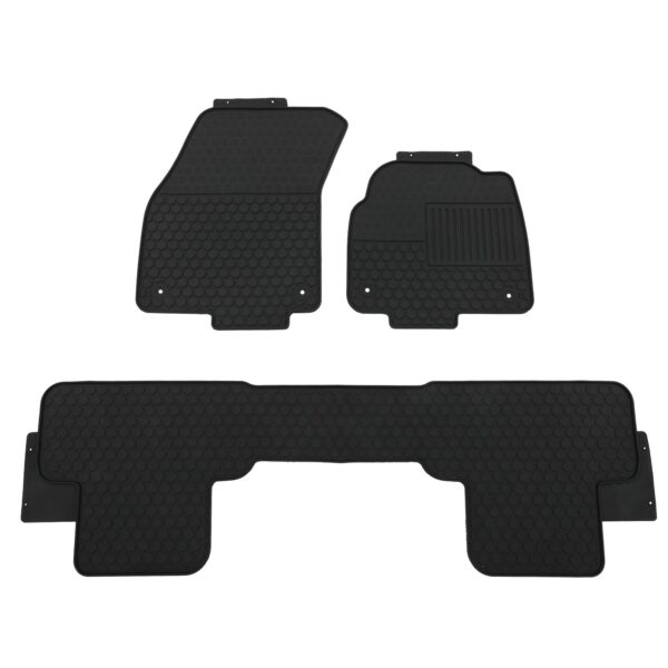 4x4 Black Rubber Car Mats To Fit Range Rover Evoque L538 11-18