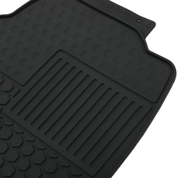 4x4 Black Rubber Car Mats To Fit Range Rover Evoque L538 11-18 - Image 3