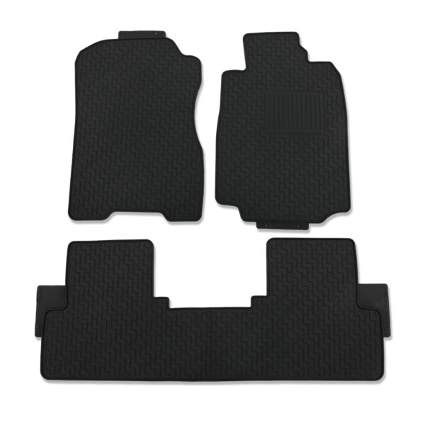 Honda CR-V MK4 12-16 Black Rubber Floor Mats - Image 2