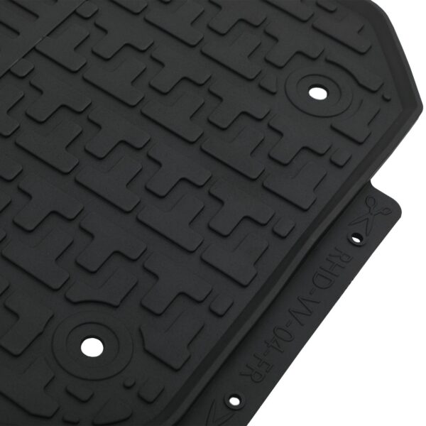 Volvo XC60 MK1 08-17 Black Rubber Floor Mats - Image 5