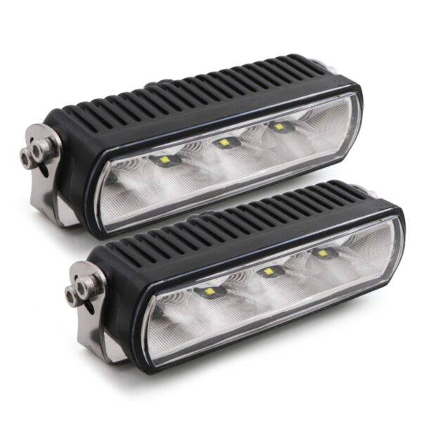 Universal Emarked DIY 2 x 6" Black Grille Light Kit