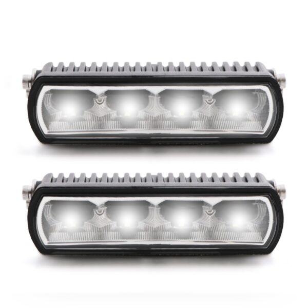 Universal Emarked DIY 2 x 6" Black Grille Light Kit - Image 5