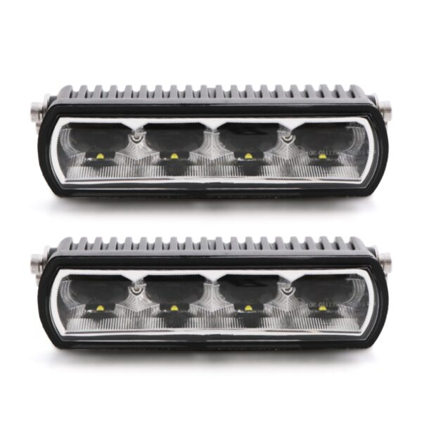 Universal Emarked DIY 2 x 6" Black Grille Light Kit - Image 9