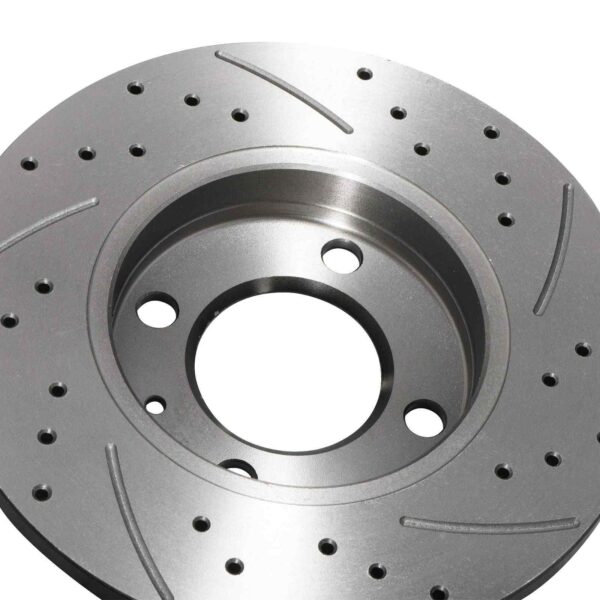 Front Drilled Grooved 239mm Brake Discs For Audi 80 B1 B2 1972+ - Image 7