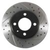 Front Drilled Grooved 239mm Brake Discs For Seat Ibiza 6K 93-02 - Image 5