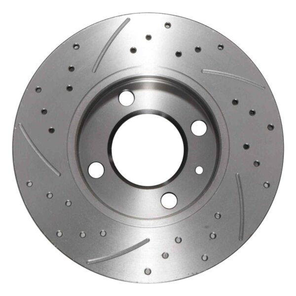 Front Drilled Grooved 239mm Brake Discs For Audi 80 B1 B2 1972+ - Image 3