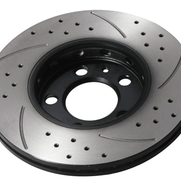 Front Drilled Grooved 256mm Brake Discs For Seat Ibiza Leon 1.2 1.4 1.6 TDI 08+ - Image 5