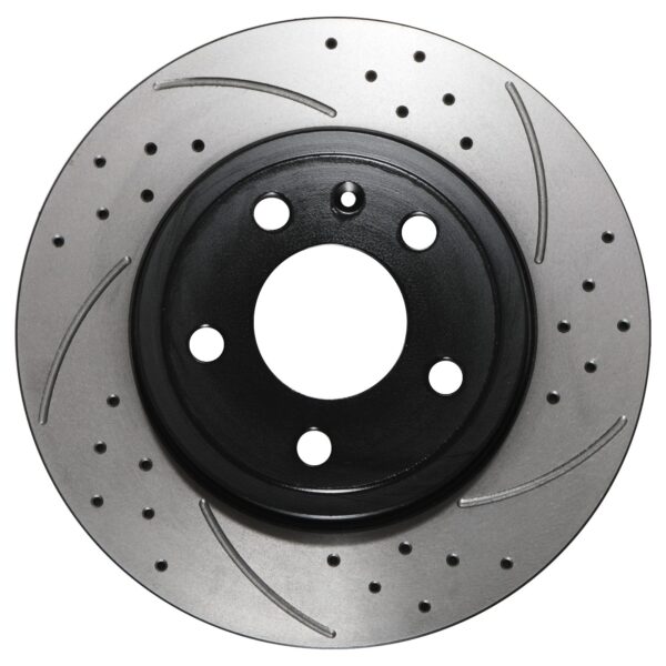 Rear Grooved Drilled Solid 288mm Brake Discs For Seat Exeo 2.0 TFSI St 2009+ - Image 8