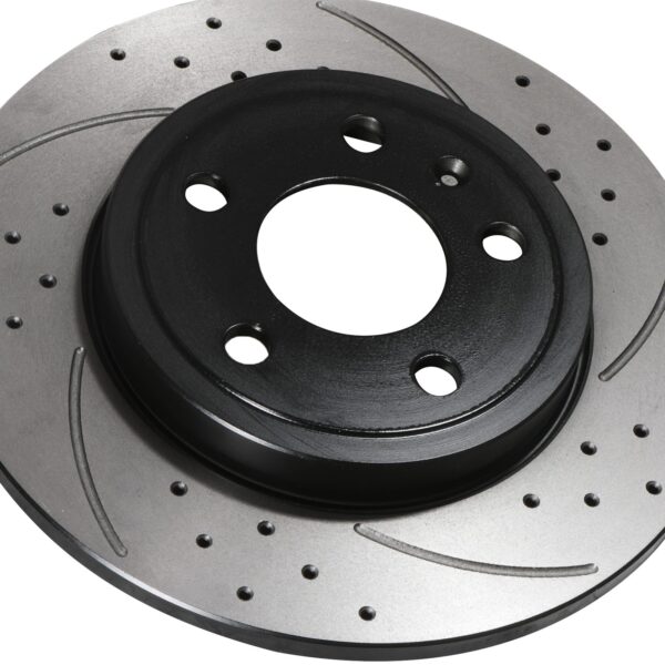 Rear Grooved Drilled Solid 288mm Brake Discs For Seat Exeo 2.0 TFSI St 2009+ - Image 4